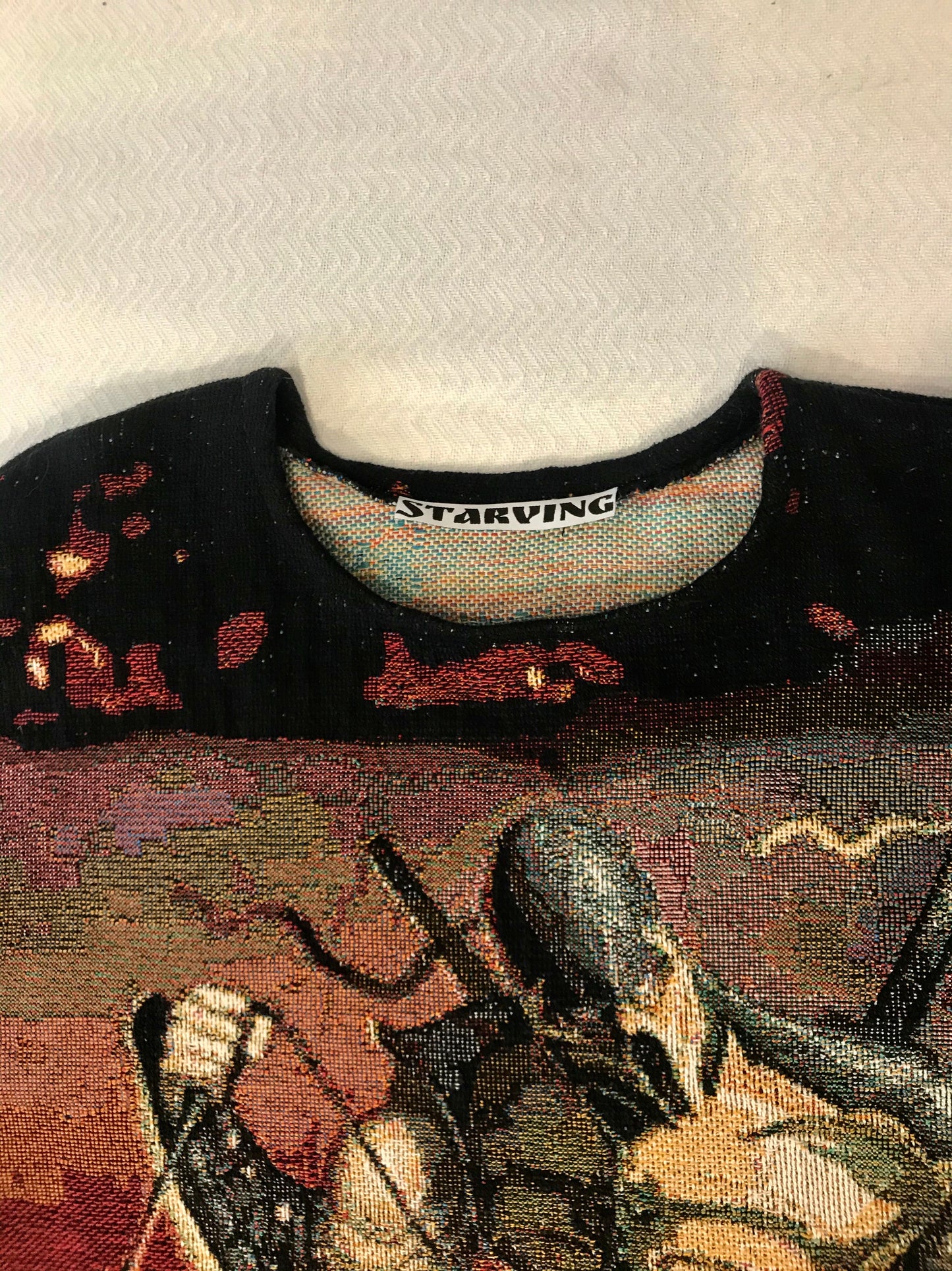 FATALITY Woven Tapestry Crewneck - Starving Brand