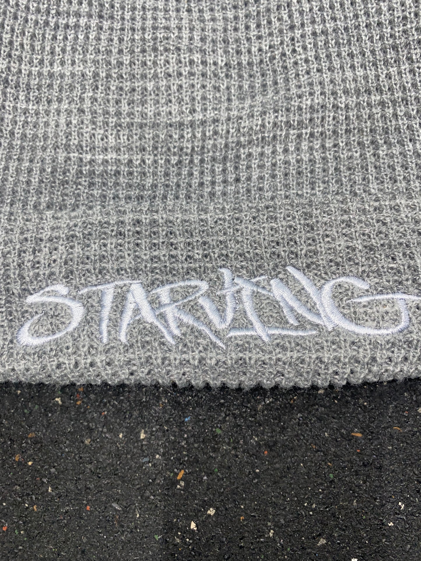 WAFFLE BEANIE - GREY