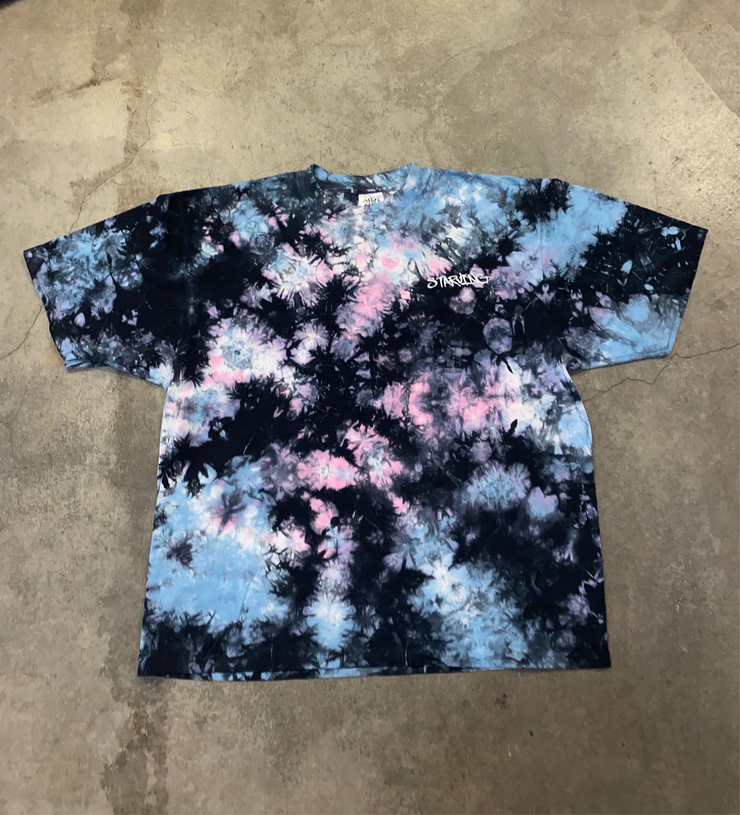 STARVING SCRIPT T - ACID WASH