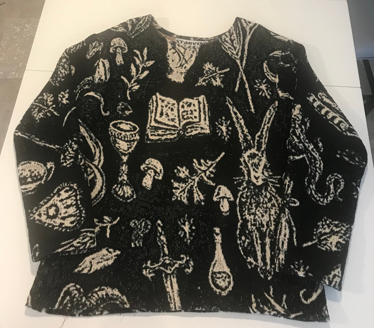 Dark Magic Woven tapestry Crewneck - Starving Brand