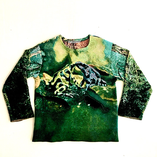 TOXIC LOVE WOVEN TAPESTRY CREW - Starving Brand