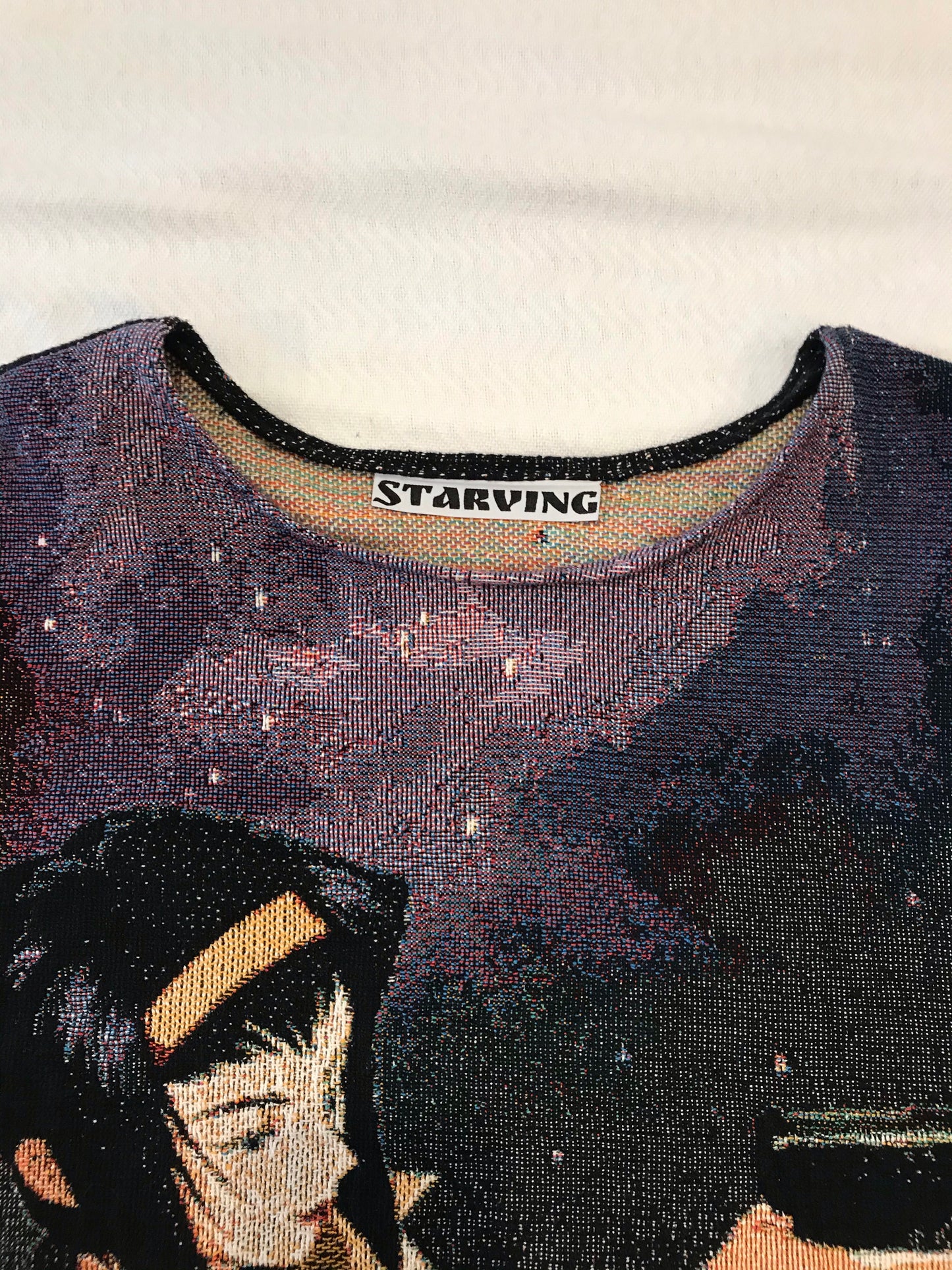 Space Cowboy Tapestry Crewneck - Starving Brand