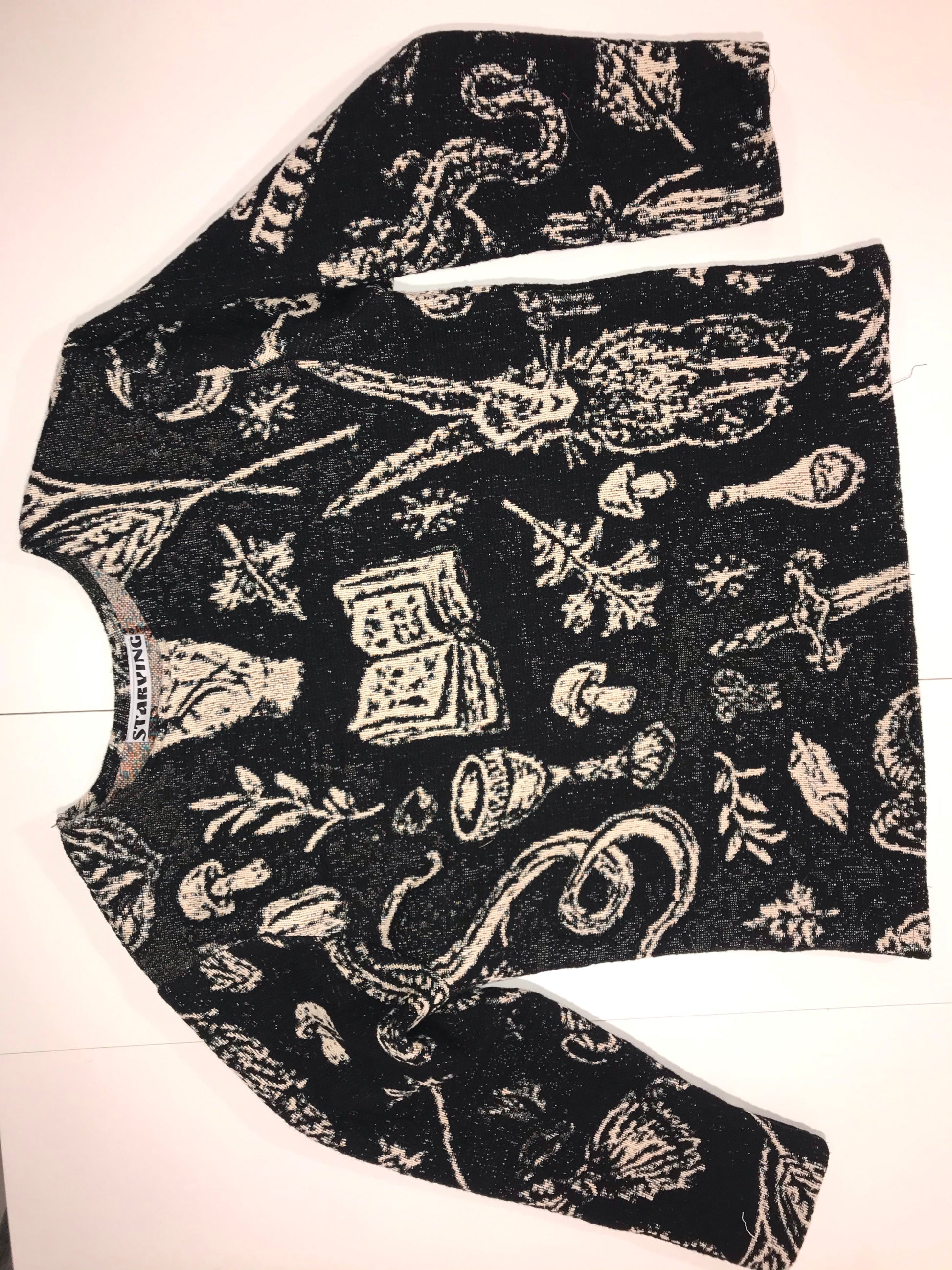 Dark Magic Woven tapestry Crewneck - Starving Brand