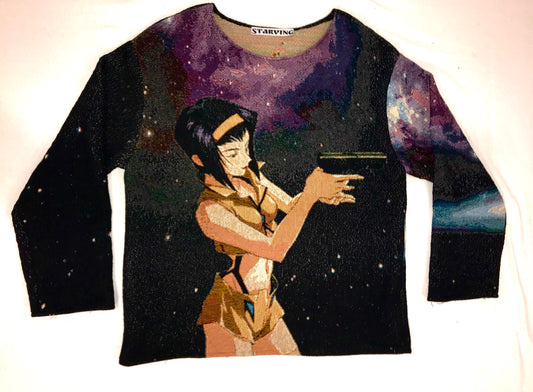 Space Cowboy Tapestry Crewneck